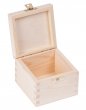 Krabička dřevěná na čaj 10x10x7,5 cm