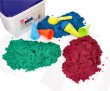 Kinetický písek mix + formičky 3 kg s kbelíkem