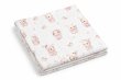 Plena bavlna potisk - Zajíček / růžová