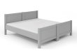 Hotelová postel z masivu Antoaneta TWIN šedá 2x 80x200 cm + rošt ZDARMA