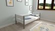 Dětská postel Tina bílo/šedá 180 x 80 cm + rošt ZDARMA