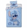 Dětské povlečení do postýlky 100/135 cm - Stitch / modrá