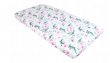 Prostěradlo bavlněné s gumkou 120/60 cm - květy