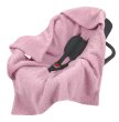 Zavinovací deka do autosedačky - růžová