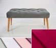 Čalouněná lavice DARINA 90x30x42 cm, barva rubínová