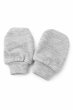 Kojenecké bavlněné rukavičky - šedé 