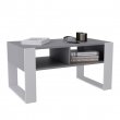 Konferenční stolek Crespo loft 95 - šedá/bílá