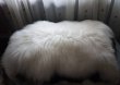 Ovčí kožešina 100% přírodní 126 -140 cm  bílá