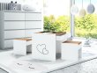 Stůl se šuplíkem a dvě židle - srdce / dřevo Stůl se šuplíkem a dvě židle - srdce / dřevo