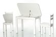 Stůl a dvě židličky ST1 bílá