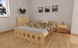 Zvýšená postel z masivu borovice Nika 120x200 cm + rošt ZDARMA