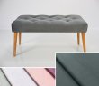 Čalouněná lavice DARINA 90x30x42 cm, barva tmavě šedá