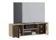 TV stolek Montana dub craft/černá 140 cm