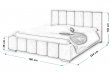 Čalouněná postel Maxima 140/200 cm s úložným prostorem jasmine 