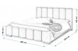 Čalouněná postel Maxima 180/200 cm s úložným prostorem jasmine 