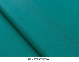 Čalouněný panel Plot 5 cm - tyrkysová 09 produkt