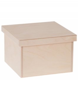 Dřevěný box na hračky 25x25x20 cm produkt