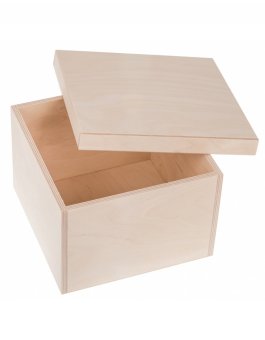 Dřevěný box na hračky - 22x22x15 cm