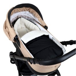 Fusak K4 bouclé - černá