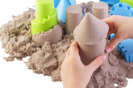 Kinetický písek přírodní 1 kg