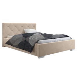 Čalouněná postel Troja 140/200 cm s úložným prostorem jasmine 