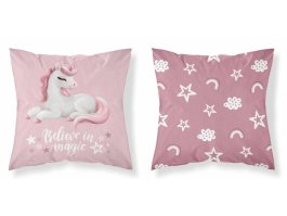Dětský potah na polštář 40x40 cm - Jednorožec