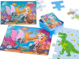 Zvětšit Dětské puzzle 100ks - mořská dívka