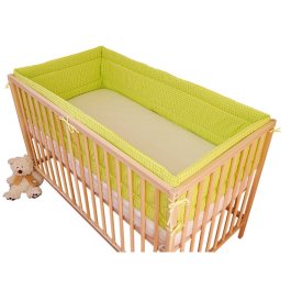 Zvětšit Ochranný mantinel 360 cm zelený karo Zvětšit Ochranný mantinel 360 cm zelený karo