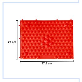 Masážní akupresurní podložka - červená