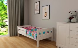 Postel Martin 180x80 cm bílá  + rošt ZDARMA