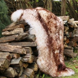 Ovčí kožešina 100% přírodní  90-100 cm muflon