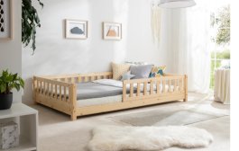 Rostoucí postel Adele 90x200 cm + matrace Aron + PVC chránič + rošt