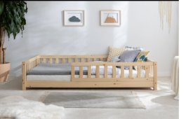 Rostoucí postel Adele 90x200 cm + matrace Aron + PVC chránič + rošt