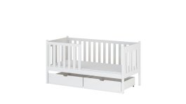 Postel z masivu Amelia 80/200 cm - BÍLÁ + rošt ZDARMA