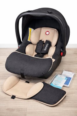 Zvětšit Autosedačka pro nejmenší černo-béžová - POSLEDNÍ KUS Zvětšit Autosedačka pro nejmenší černo-béžová - POSLEDNÍ KUS