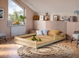 Dětská montessori postel Axel 120x200 cm + rošt ZDARMA Dětská montessori postel Axel 120x200 cm + rošt ZDARMA