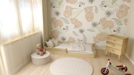 Dětská montessori postel Axel 90/200 cm + rošt ZDARMA