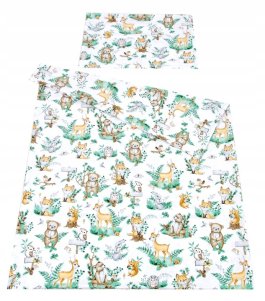Povlečení do postýlky 120/90 cm - lesní zvířátka produkt
