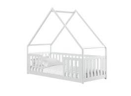 Postel z masivu Bethany 80/200 cm - BÍLÁ + rošt ZDARMA