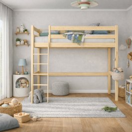 Zvýšená postel Betty + matrace Optimal + rošt ZDARMA