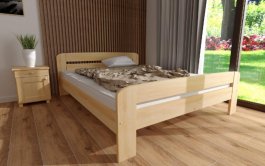 Zvětšit Zvýšená postel z masivu Andula 120x200 cm + rošt ZDARMA