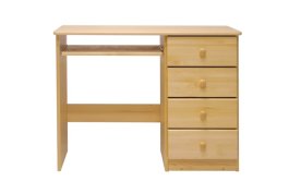 Zvětšit Psací stůl z masivu borovice BR103 100/75/48 cm