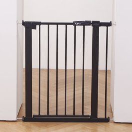 Zábrana Pupyhou 118-125 cm - dveře/schody - černá
