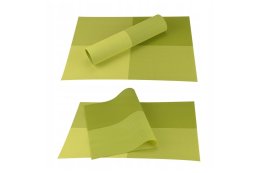 Prostírání pletené / PVC 1 kus - kříž - zelená