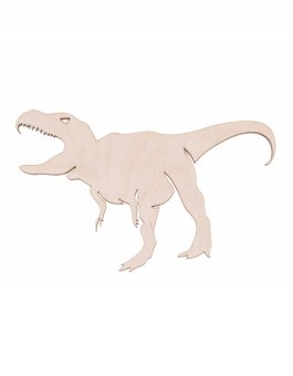 Zvětšit Dřevěná dekorace 12,5x9 cm - Dinosaurus