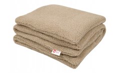 Zvětšit Set polštář a deka do kočárku z bouclé - béžová Zvětšit Set polštář a deka do kočárku z bouclé - béžová