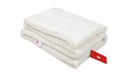 Set polštář a deka do kočárku z bouclé - ecru