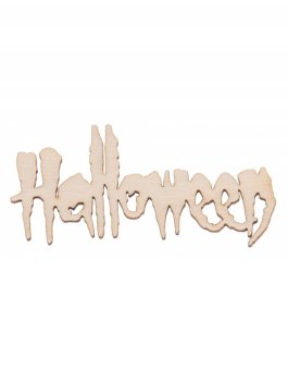 Zvětšit Dřevěná dekorace 8x4 cm - Halloween