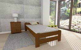 Zvětšit Postel Evropa 90 x 200 cm - DUB + matrace SUPERFLEX + rošt ZDARMA