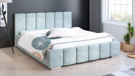 Čalouněná postel Maxima 200/200 cm s úložným prostorem popel